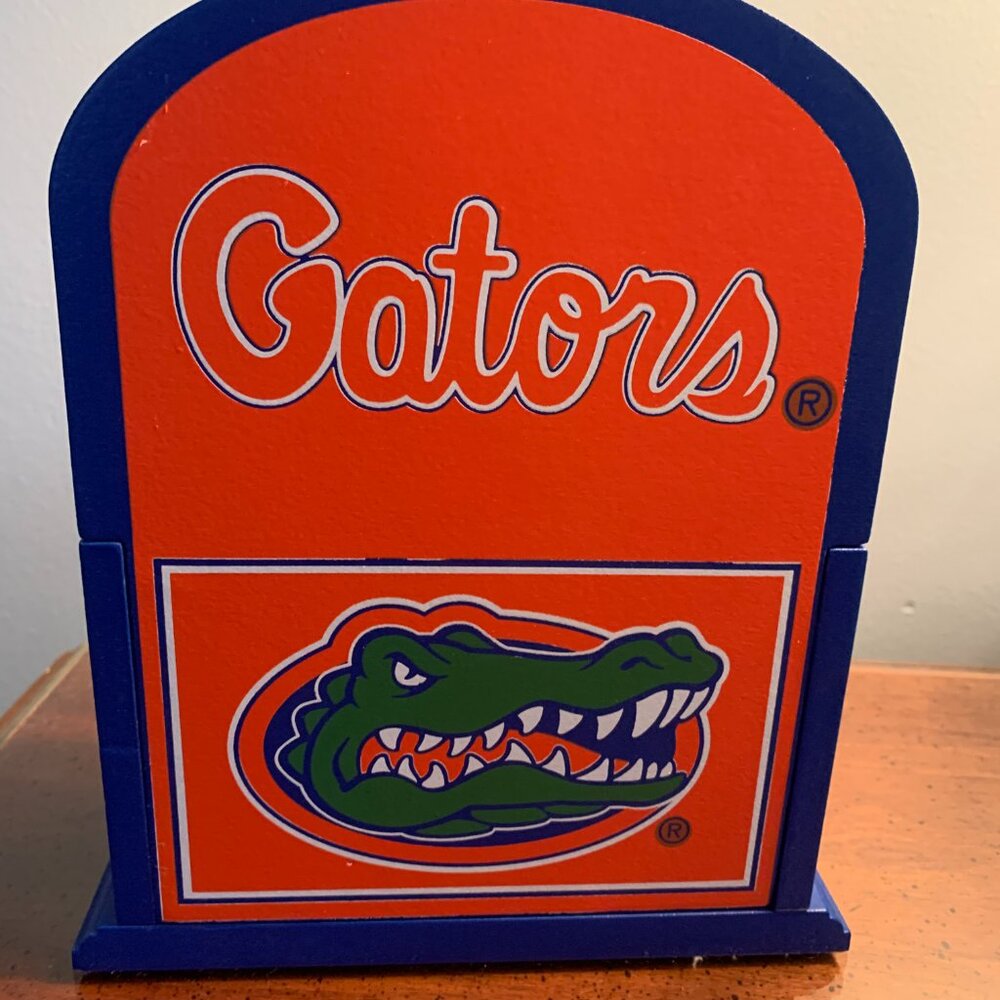 COPY - FLORIDA GATORS COLLEGIATE PERPETUAL CALENDAR NWT - Picture 2 of 3